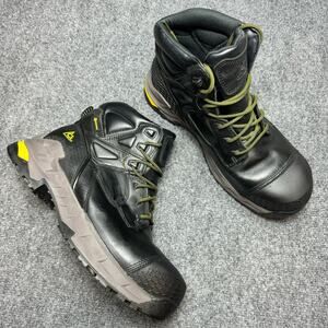 Ace Work Boots Shoes of Crews Black Men Size 11.5 Women 13